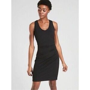 Athleta Della Black Dress